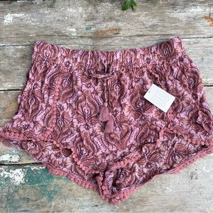 Ecote pink sleep short lingerie nwt XS